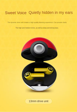 Cargar imagen en el visor de la galería, Audifonos Inalámbricos Pokebola Pikachu - 117020