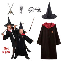 Cargar imagen en el visor de la galería, Disfraz Harry Potter con Varita y lentes - 116540