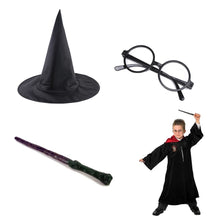 Cargar imagen en el visor de la galería, Disfraz Harry Potter con Varita y lentes - 116540