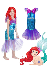 Cargar imagen en el visor de la galería, Disfraz Sirenita con Accesorios - 116818