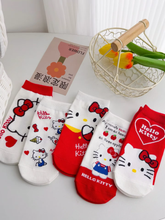 Cargar imagen en el visor de la galería, Medias Kitty Tobilleras- 116357