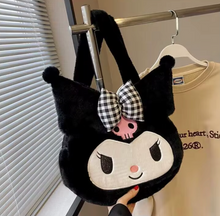 Cargar imagen en el visor de la galería, Cartera Kuromi Peluche - 116259