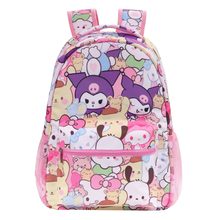 Cargar imagen en el visor de la galería, Morral Sanrio Set 3 pzs, Lonchera y Cartuchera 40cm - 116705