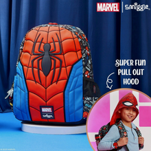 Cargar imagen en el visor de la galería, Morral Spiderman Smiggle con Capucha -116604