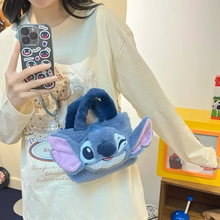 Cargar imagen en el visor de la galería, Cartera Stitch Peluche 23cm - 117068
