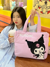 Cargar imagen en el visor de la galería, Cartera Kuromi Tela 33cm - 117069

