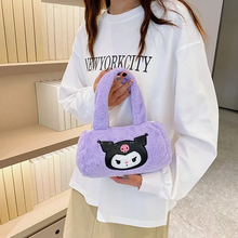 Cargar imagen en el visor de la galería, Cartera Kuromi peluche  - 117071
