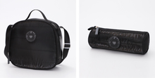 Cargar imagen en el visor de la galería, Morral Maleta Set de 3 pzs, Lonchera y cartuchera Negra 43cm -116708
