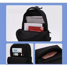 Cargar imagen en el visor de la galería, Morral Maleta Set de 3 pzs, Lonchera y cartuchera Negra 43cm -116708
