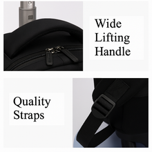 Cargar imagen en el visor de la galería, Morral Maleta Set de 3 pzs, Lonchera y cartuchera Negra 43cm -116708
