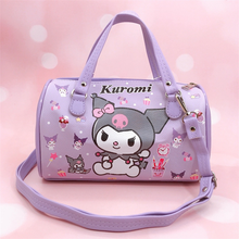 Cargar imagen en el visor de la galería, Cartera Kuromi Semi Cuero 21cm - 117072
