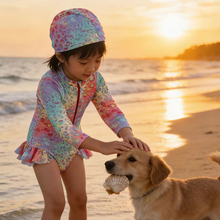 Cargar imagen en el visor de la galería, Traje de baño con Gorro Sirena - 117257
