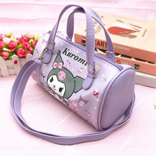 Cargar imagen en el visor de la galería, Cartera Kuromi Semi Cuero 21cm - 117072
