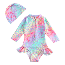 Cargar imagen en el visor de la galería, Traje de baño con Gorro Sirena - 117257
