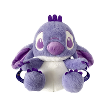 Cargar imagen en el visor de la galería, Morral Peluche Stitch Morado 22cm - 115384
