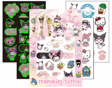 Cargar imagen en el visor de la galería, Tattos Niñas Sanrio set de 4 hojas - 116474
