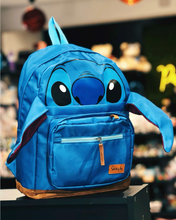 Cargar imagen en el visor de la galería, Morral Stitch Tela con Base semi cuero 40cm - 117074
