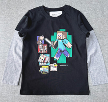Cargar imagen en el visor de la galería, Franela Minecraft Manga Larga - 117193
