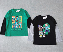 Cargar imagen en el visor de la galería, Franela Minecraft Manga Larga - 117193
