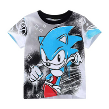 Cargar imagen en el visor de la galería, Franela Sonic Gris - 116872
