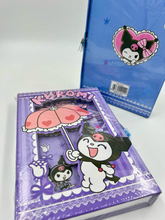 Cargar imagen en el visor de la galería, Libreta Kuromi con Candado - 116482

