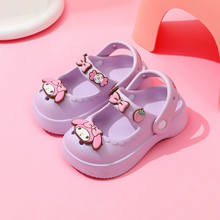 Cargar imagen en el visor de la galería, Sandalias Tipo Crocs Kuromi Morada - 117086

