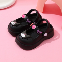 Cargar imagen en el visor de la galería, Sandalias Tipo Crocs Kuromi Negra - 117086
