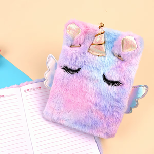 Diario Unicornio Peluche con candado - 116484