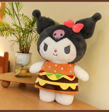Cargar imagen en el visor de la galería, Peluche Kuromi Hamburguesa 45cm - 117624
