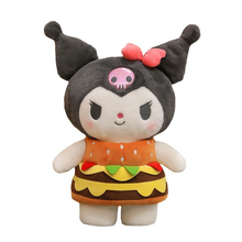 Cargar imagen en el visor de la galería, Peluche Kuromi Hamburguesa 45cm - 117624

