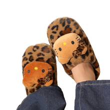 Cargar imagen en el visor de la galería, Pantuflas Kitty Leopardo Juvenil/Adulto - 117089
