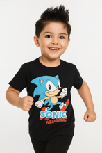 Cargar imagen en el visor de la galería, Franela Sonic Negro - 116872
