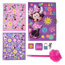 Cargar imagen en el visor de la galería, Set Colorear Diario Minnie en caja - 117098

