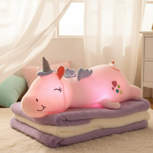 Cargar imagen en el visor de la galería, Peluche Unicornio con Luz 60cm - 117632

