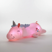Cargar imagen en el visor de la galería, Peluche Unicornio con Luz 60cm - 117632
