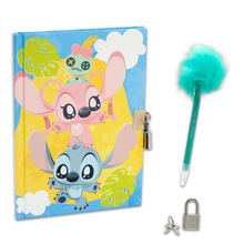 Cargar imagen en el visor de la galería, Diario Stitch Set con Bolígrafo y candado  - 116776
