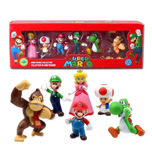Cargar imagen en el visor de la galería, Muñeco set de 6  Mario &amp; Amigos - 117349
