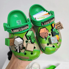Cargar imagen en el visor de la galería, Cholas Crocs Minecraft Juvenil - 116551
