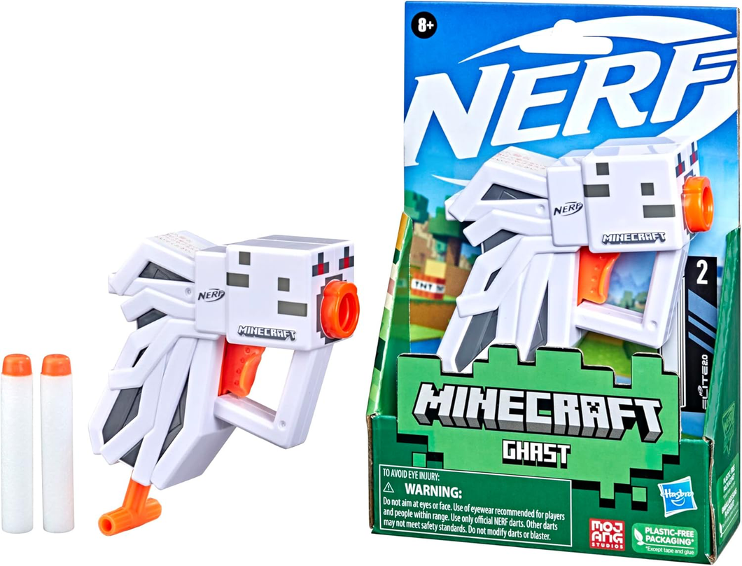 Lanzador de dardos Nerf Minecraft  pequeño - 116778