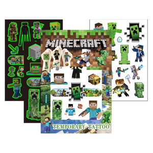 Tattos Minecraft Set de 4 hojas - 116409