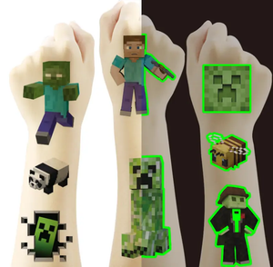 Tattos Minecraft Set de 4 hojas - 116409