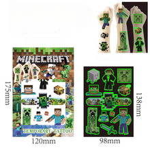 Cargar imagen en el visor de la galería, Tattos Minecraft Set de 4 hojas - 116409
