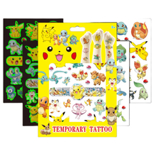Cargar imagen en el visor de la galería, Tattos Pikachu Set de 4 hojas - 116409
