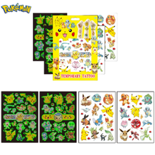 Cargar imagen en el visor de la galería, Tattos Pikachu Set de 4 hojas - 116409
