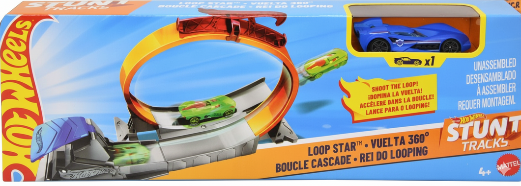 Pista y Carro Hot Wheels Stunt Track pequeña - 116781
