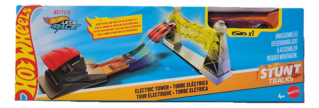 Pista y Carro Hot Wheels Stunt Track pequeña - 116781