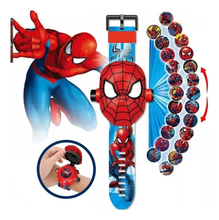 Cargar imagen en el visor de la galería, Reloj Spiderman Proyector - 116710
