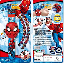 Cargar imagen en el visor de la galería, Reloj Spiderman Proyector - 116710

