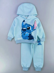 Conjunto Stitch Sueter con capucha  y Jogger - 115426