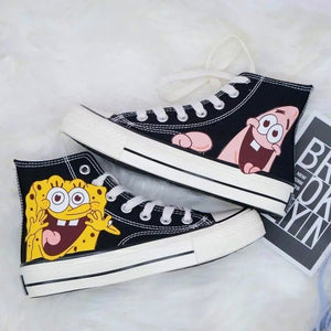 Zapato Tipo Converse Bob Esponja y Patricio - 114445